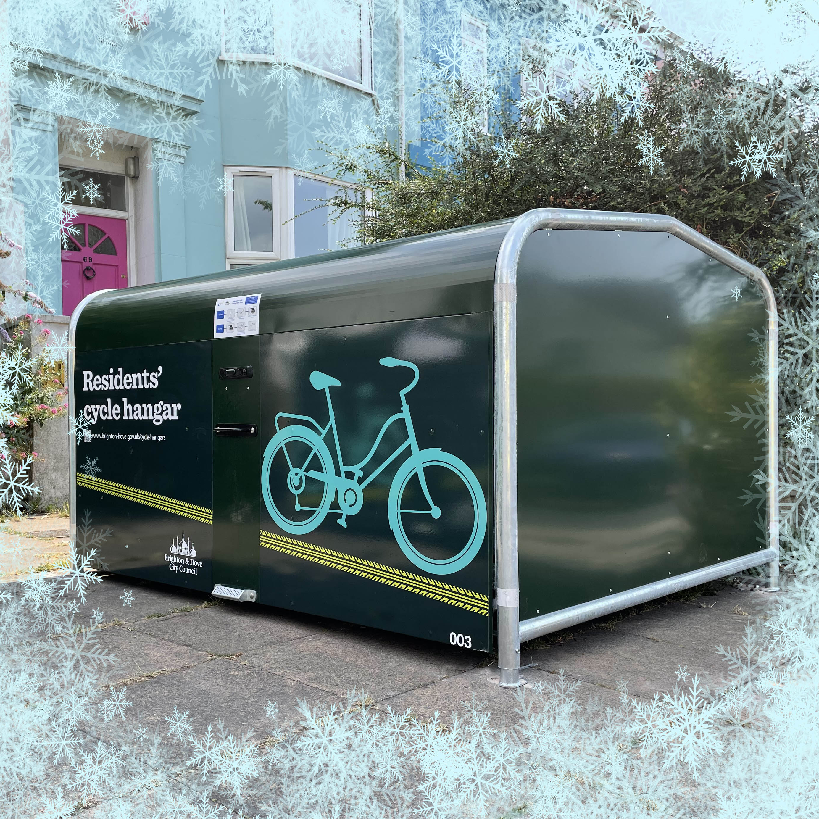 How to Access Your FalcoPod Bike Hangar This Winter